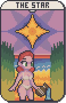 The Star tarot card from Tarot Memory: Card Match