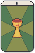 Ace of Cups tarot card from Tarot Memory: Card Match