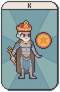 King of Pentacles tarot card from Tarot Memory: Card Match